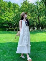 VGU0607 - ĐẦM SÁT NÁCH PHỐI KIỂU TRẮNG