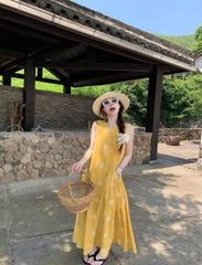 TQ4381 - ĐẦM MÙA HÈ MÀU VÀNG