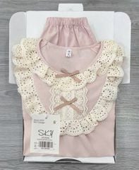 SKY8709 - SET BỘ PHỐI REN (HỒNG TÍM)