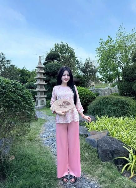 SKY8479 - SET ĐỒ LAM HỒNG