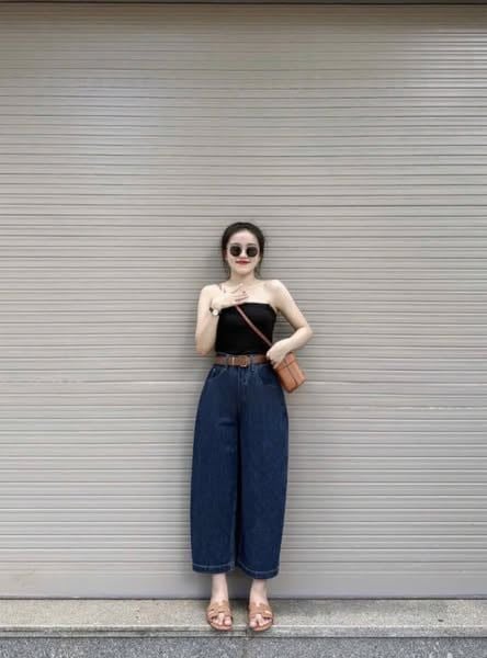 VGU0633 - QUẦN BAGGY SUÔNG JEAN (QUẦN LẺ)