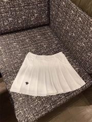 VRA0660 - SET ÁO POLO + C.VÁY XẾP LY THÊU ONG