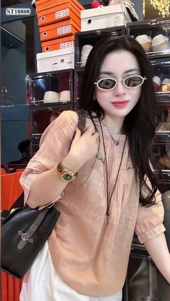VGU0648 - SET ÁO TAY LỞ + QUẦN SHORT TRẮNG