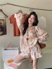 TB8699 - SET TƠ IN HOA PHỐI NƠ CỔ