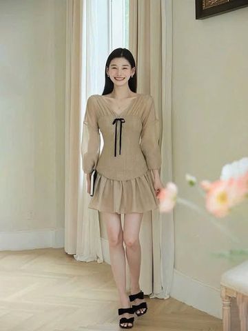 VGU0728 - SET TK PHỐI NƠ CAO CẤP (MÀU DA)