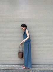 TB8778 - SET JEAN SÁT NÁCH (XANH NHẠT)