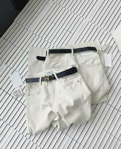 TB8628 - QUẦN DÀI ỐNG RỘNG KEM - KHÔNG KÈM NỊT (QUẦN LẺ)