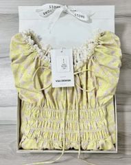 VGU0796 - ĐẦM DÀI HOA VÀNG