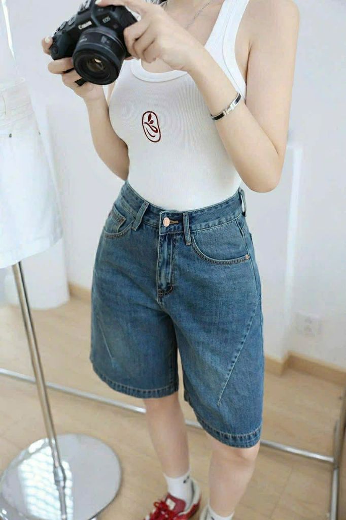 VGU0787 - QUẦN JEAN NGỐ XANH ĐẬM (QUẦN LẺ)