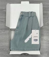 TB8666 - QUẦN SHORT JEAN - XANH NHẠT