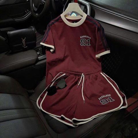 TB8751 - SET THỂ THAO NGẮN SỐ 91 (ĐỎ)