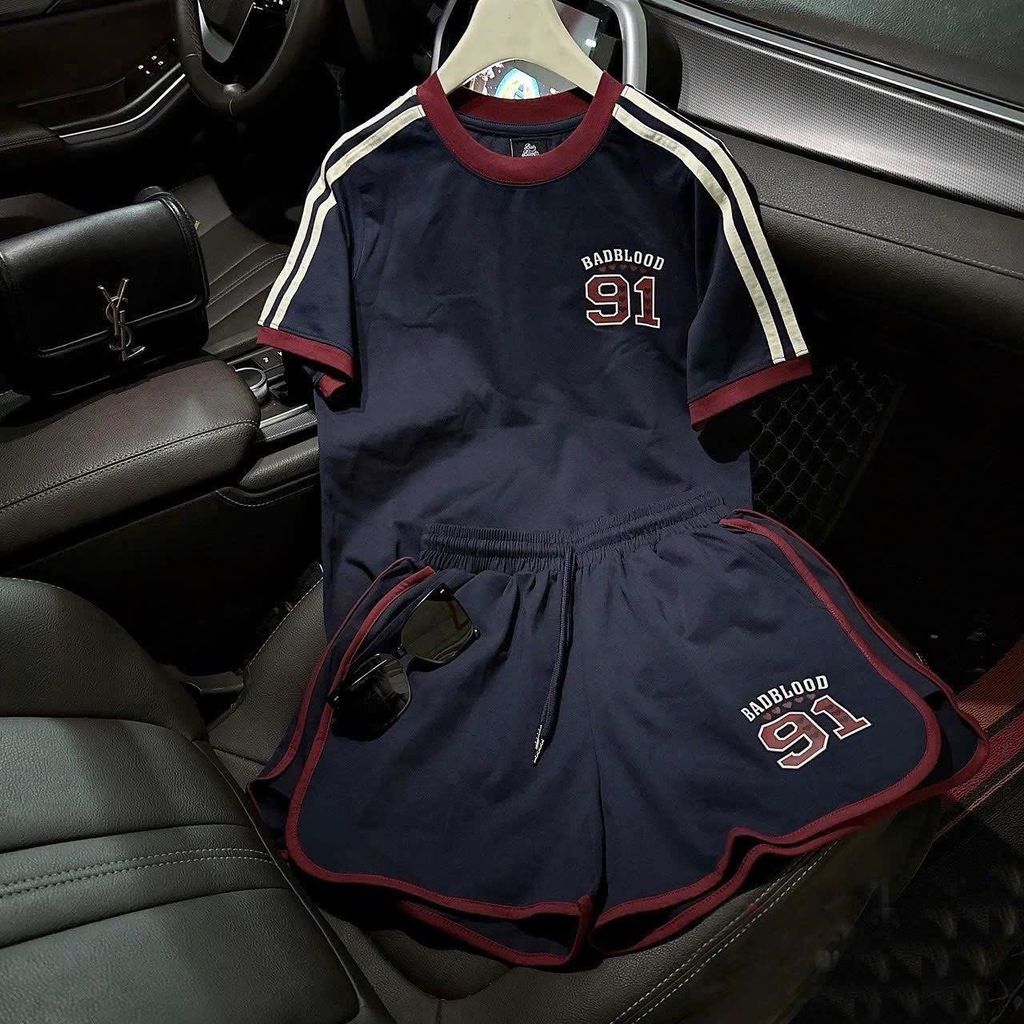 TB8753 - SET THỂ THAO NGẮN SỐ 91 (XANH ĐEN)