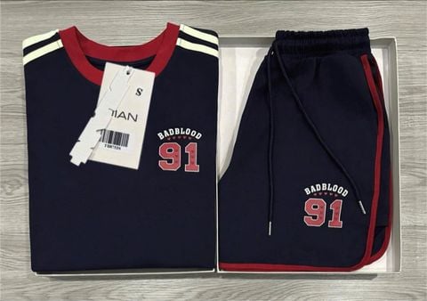 TB8753 - SET THỂ THAO NGẮN SỐ 91 (XANH ĐEN)