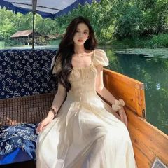 TQ4436 - ĐẦM PHOM DÀI KEM ( KÈM CỘT TÓC )
