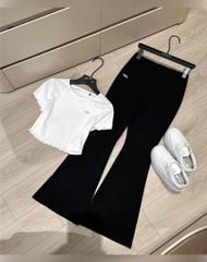 VGU0816 - SET ÁO CROPTOP + QUẦN ỐNG LOE ALO