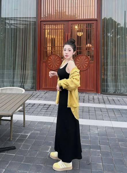 TQ4439 - ĐẦM THUN BORRIP - ÁO SƠ MI LINEN HÀN
