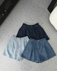 TB8665 - QUẦN SHORT JEAN - XANH ĐẬM