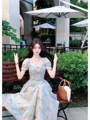 VGU0841 - ĐẦM DÀI HOA