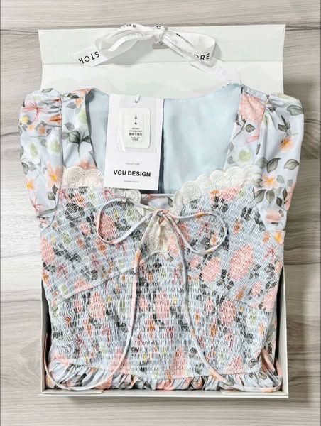 VGU0841 - ĐẦM DÀI HOA