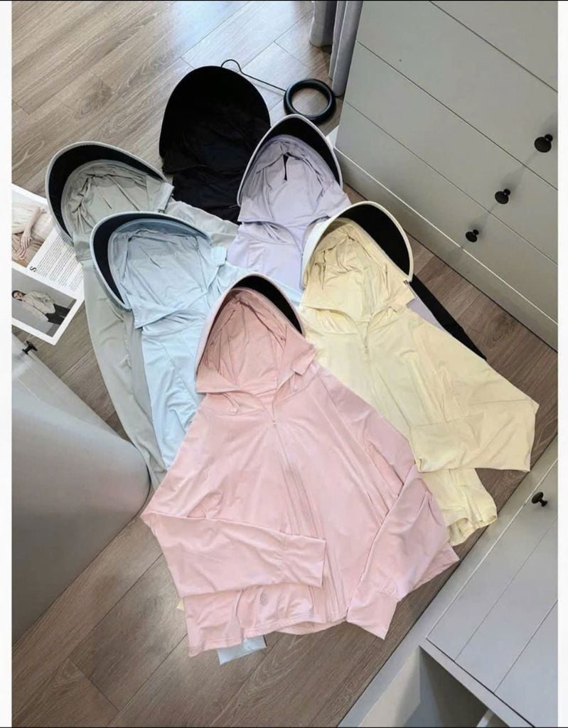 TB8785 - ÁO KHOÁC QC CHỐNG NẮNG - MÀU ĐEN