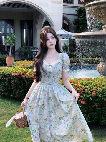 VGU0841 - ĐẦM DÀI HOA