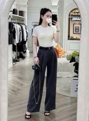 VGU0901 - QUẦN TÂY DÀI XÁM  ( KÈM NỊT)