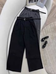 VGU0901 - QUẦN TÂY DÀI XÁM  ( KÈM NỊT)