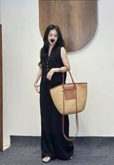 TB5790 - SET ÁO GILE - QUẦN DÀI ĐEN