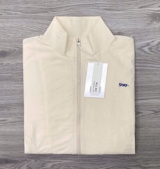 KS1081 - ÁO KHOÁC STAY. MÀU KEM (ÁO LẺ)