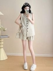 TB8896 - SET SÁT NÁCH PHỐI NÚT - MÀU XANH LAM