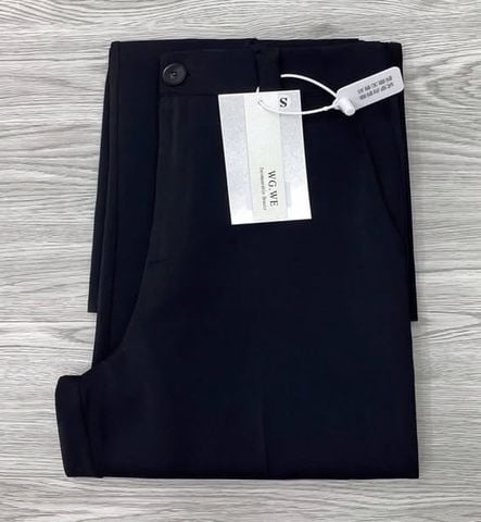 KS1134 - QUẦN DÀI ỐNG LOE MÀU ĐEN (QUẦN LẺ - KHÔNG KÈM NỊT)