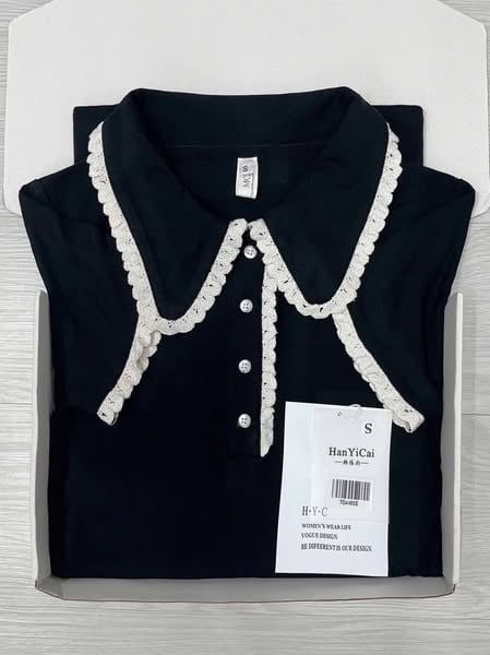 TQ4485 - ĐẦM DÀI BODY ĐEN PHỐI REN