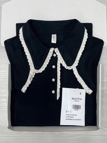 TQ4485 - ĐẦM DÀI BODY ĐEN PHỐI REN