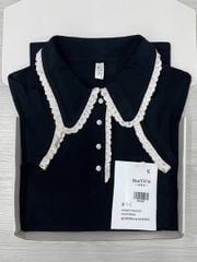 TQ4485 - ĐẦM DÀI BODY ĐEN PHỐI REN