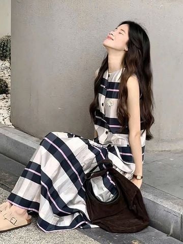 VGU1023 - SET SÁT NÁCH SỌC NGANG KÈM TAG