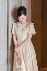 VGU1031 - SET THANH LỊCH THÊU HOA