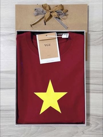VGU1040 - ÁO THUN VIETNAM ĐỎ SAO VÀNG