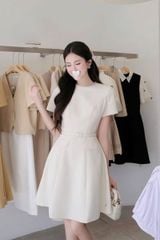 TB5800 - ĐẦM NGẮN KEM CỔ ĐÍNH ĐÁ (KÈM DÂY)