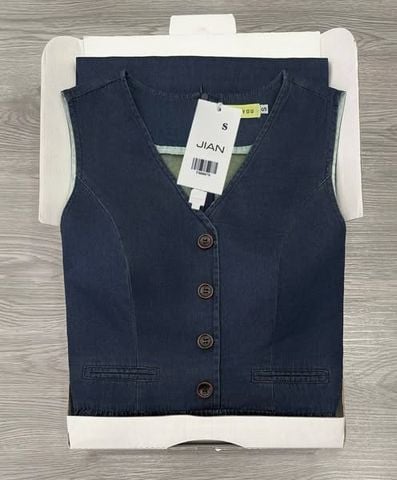 TB8807 - ĐẦM JEAN DENIM SÁT NÁCH