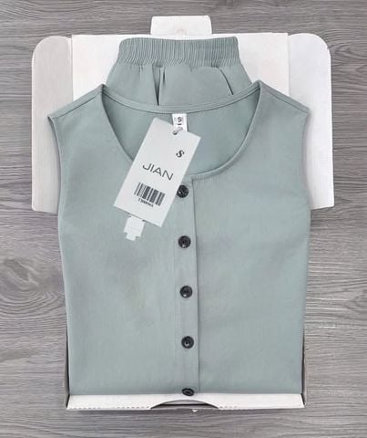 TB8896 - SET SÁT NÁCH PHỐI NÚT - MÀU XANH LAM