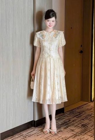 VGU1031 - SET THANH LỊCH THÊU HOA