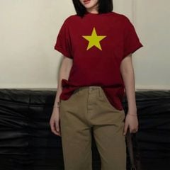 VGU1040 - ÁO THUN VIETNAM ĐỎ SAO VÀNG