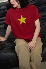 VGU1040 - ÁO THUN VIETNAM ĐỎ SAO VÀNG