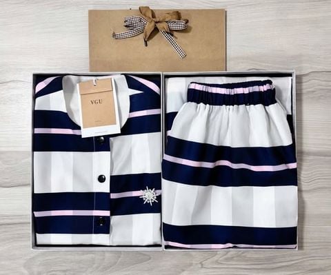 VGU1023 - SET SÁT NÁCH SỌC NGANG KÈM TAG