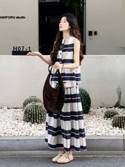 VGU1023 - SET SÁT NÁCH SỌC NGANG KÈM TAG