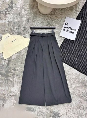 VGU1082 - QUẦN DÀI ỐNG RỘNG - MÀU XÁM (KÈM NỊT)