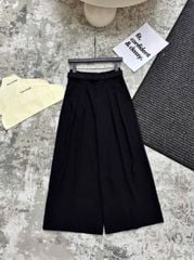 VGU1084 - QUẦN DÀI ỐNG RỘNG - MÀU ĐEN (KÈM NỊT)