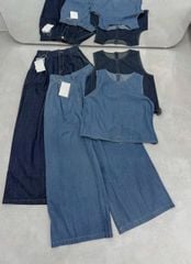 TB8778 - SET JEAN SÁT NÁCH (XANH NHẠT)