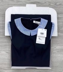 KS1177 - ĐẦM DÀI CÔNG SỞ PHỐI (XANH ĐEN)