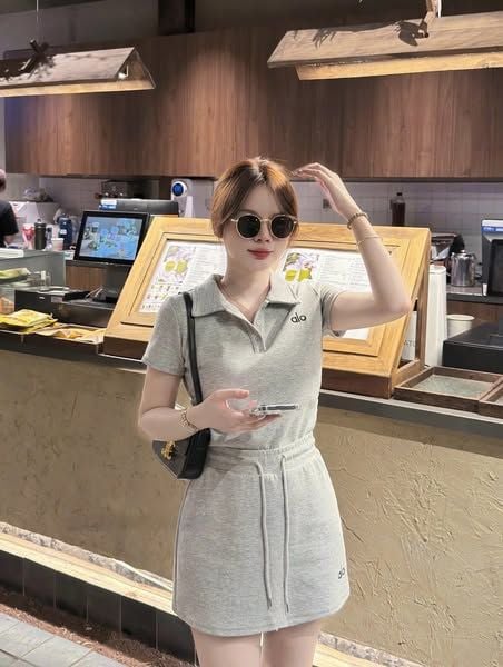 KS1132 - SET THỂ THAO ALO (XÁM)